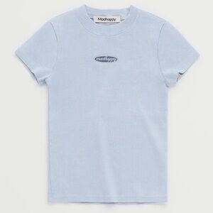 NWT Madhappy Embroidered Rib Baby Doll T